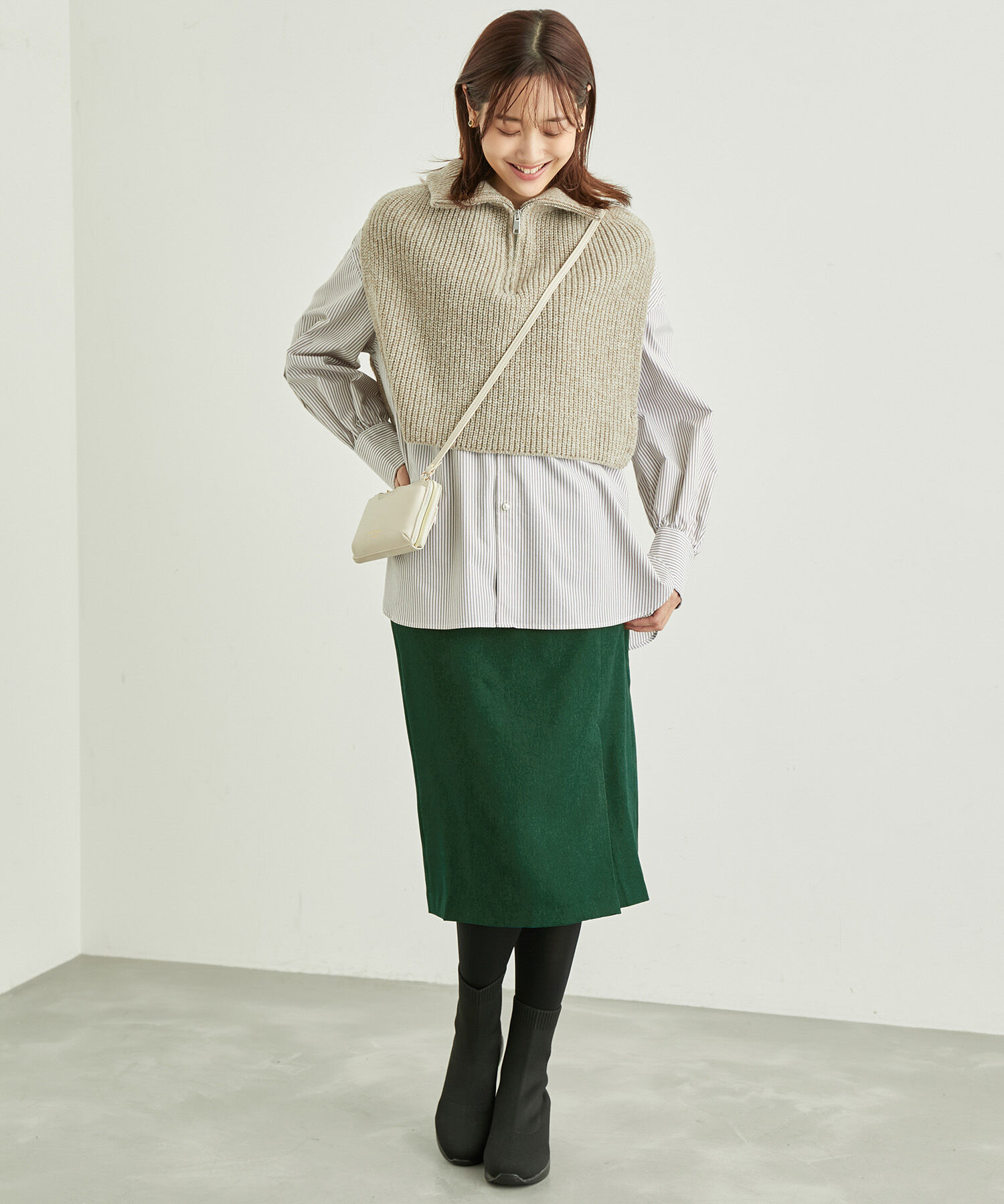 Rope&rsquo;Picnic「ラナテックラップ風スカート」|スカート|