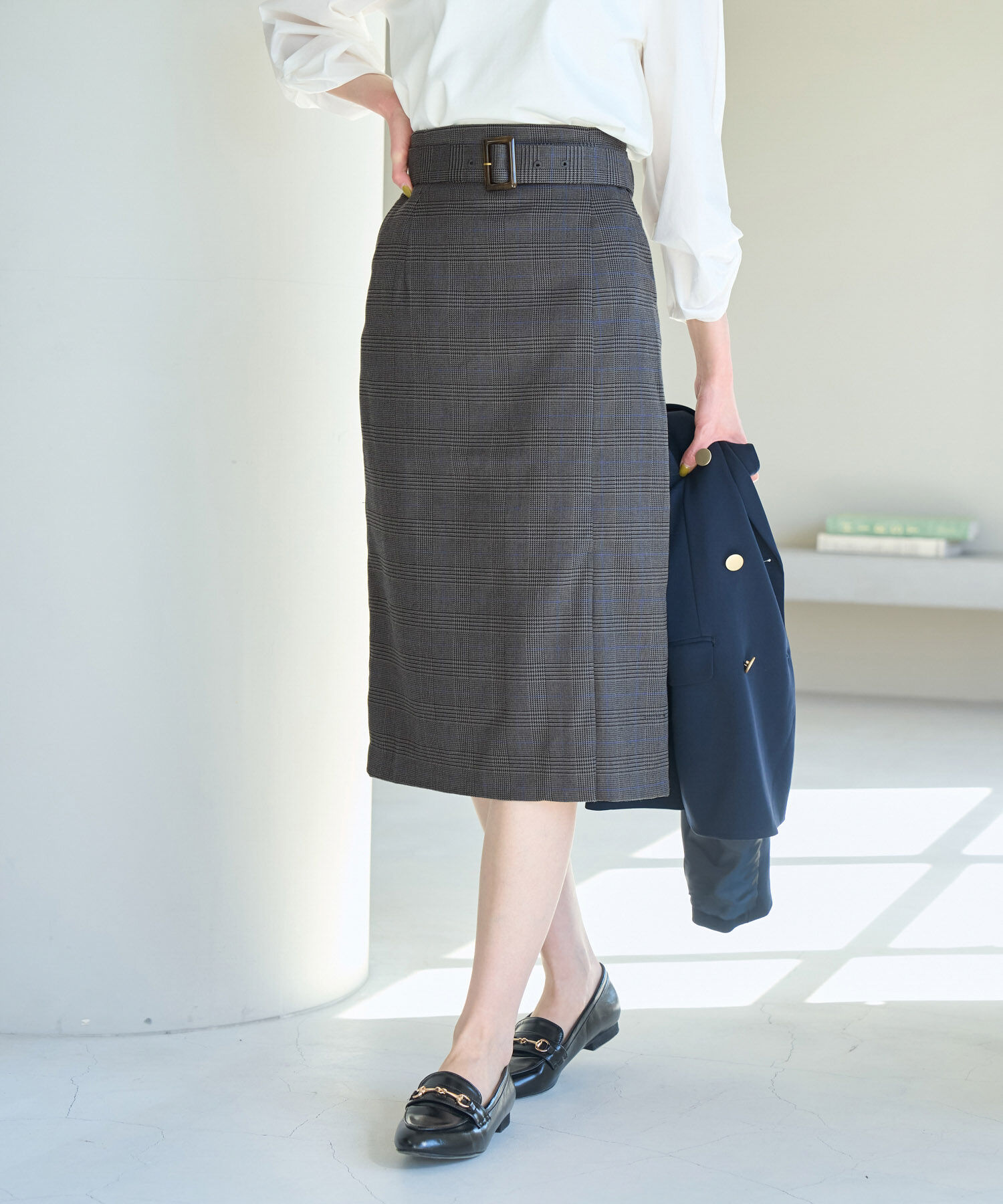 Rope&rsquo;Picnic「ラナテックラップ風スカート」|スカート|