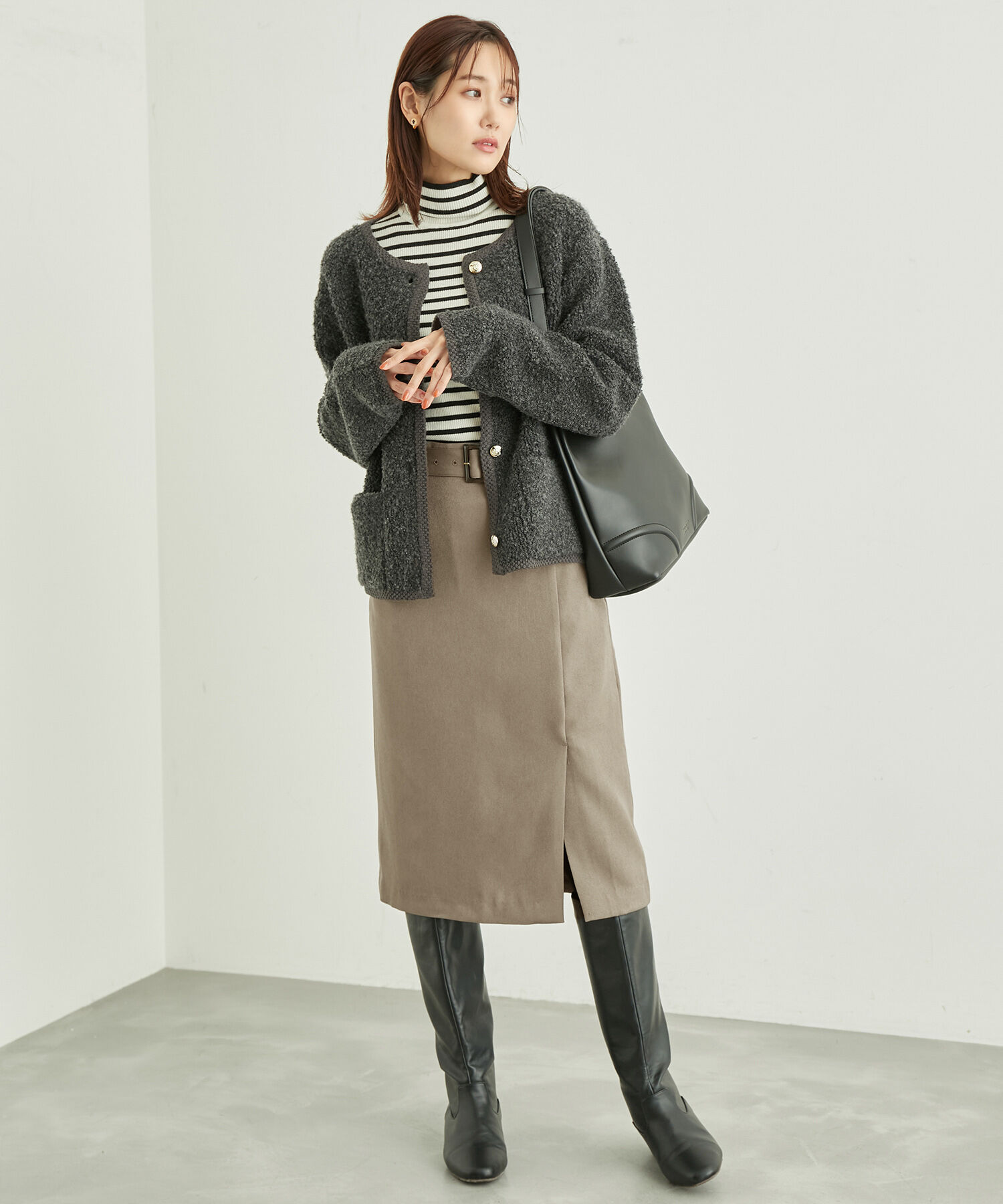 Rope&rsquo;Picnic「ラナテックラップ風スカート」|スカート|