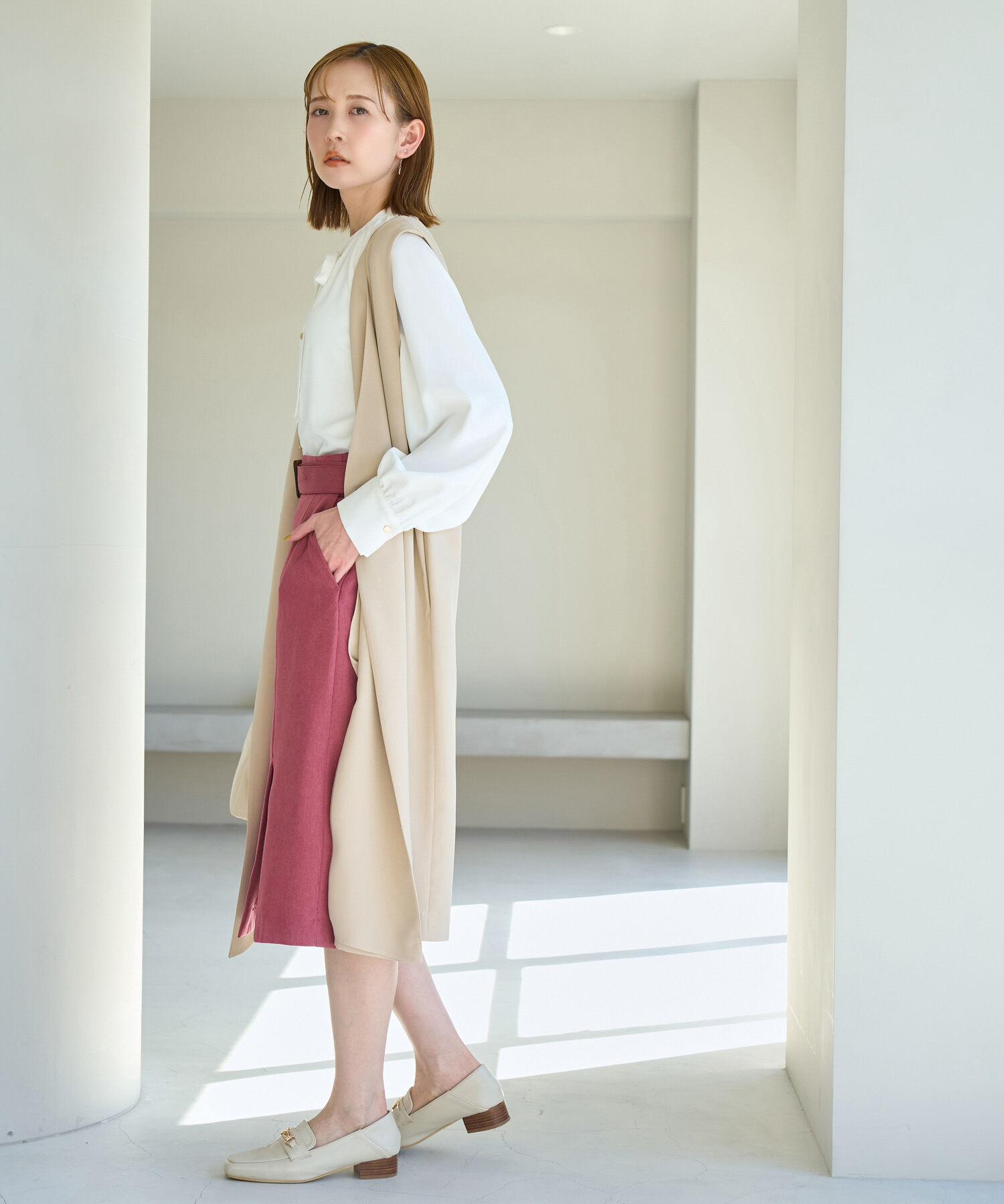 Rope&rsquo;Picnic「ラナテックラップ風スカート」|スカート|