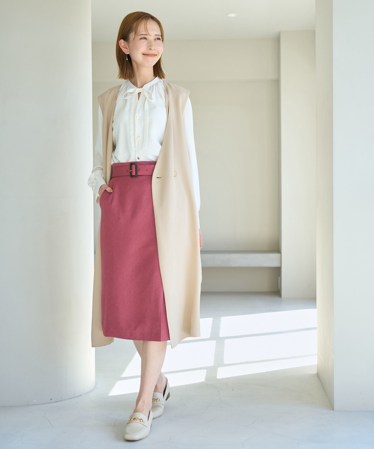 Rope&rsquo;Picnic「ラナテックラップ風スカート」|スカート|