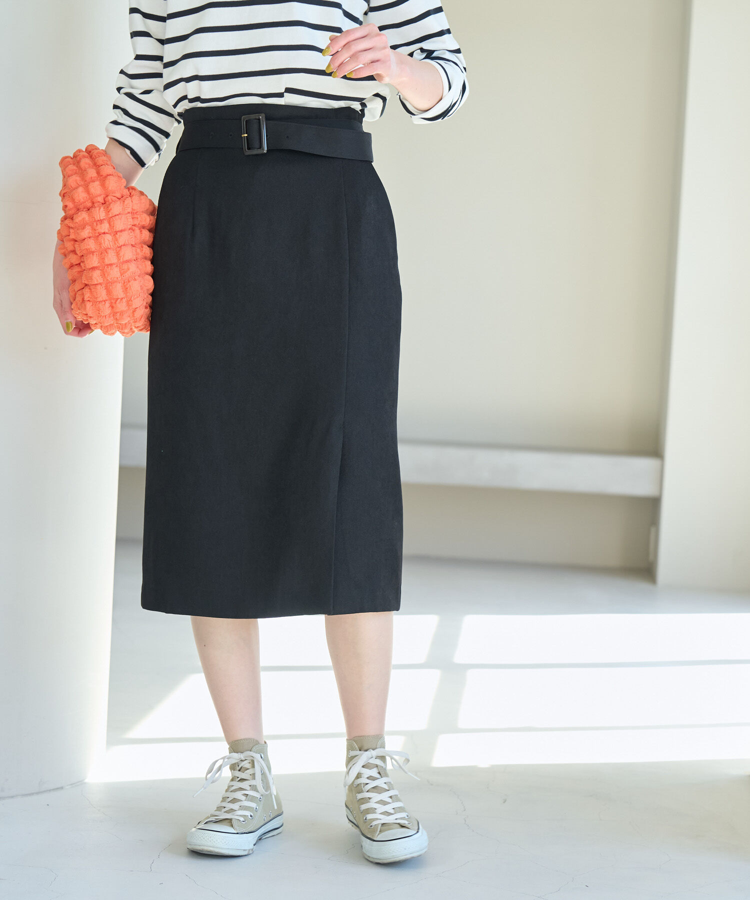 Rope&rsquo;Picnic「ラナテックラップ風スカート」|スカート|