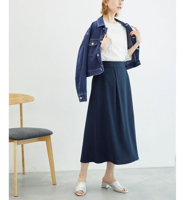 Rope&rsquo;Picnic「プリーツ切り替えスカート」|スカート|