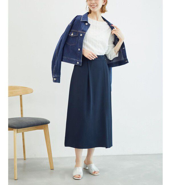 Rope&rsquo;Picnic「プリーツ切り替えスカート」|スカート|