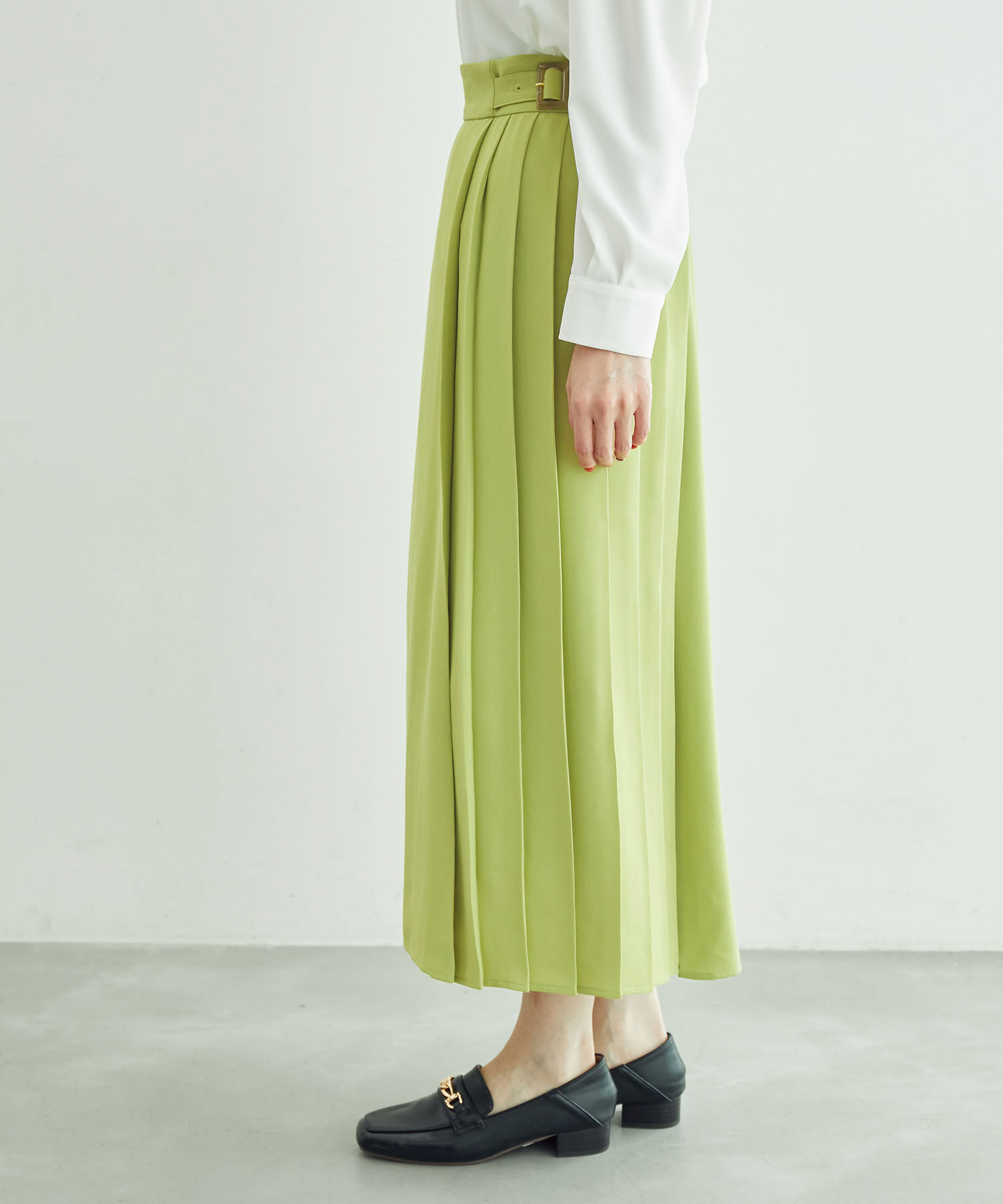 Rope&rsquo;Picnic「プリーツ切り替えスカート」|スカート|