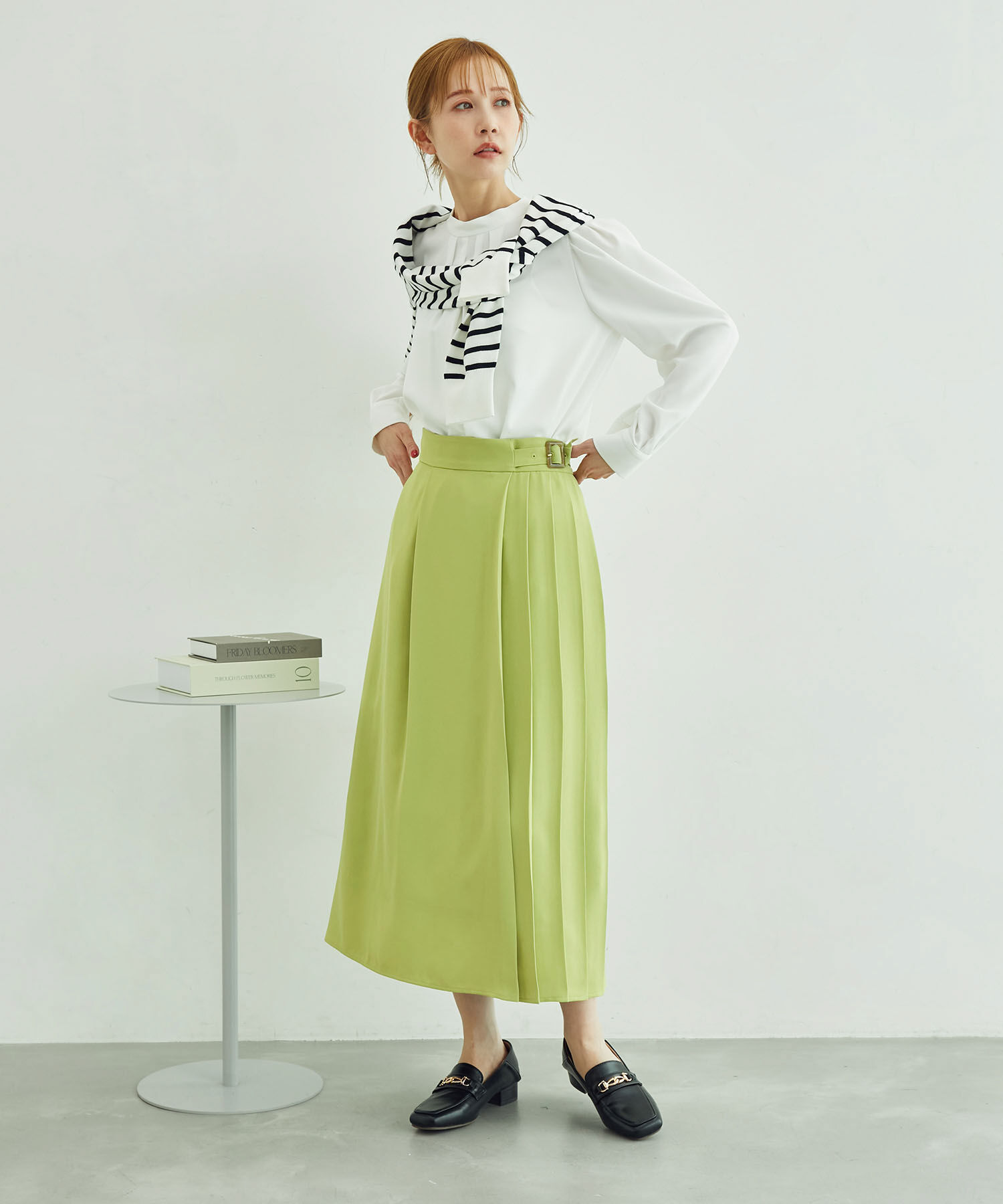 Rope&rsquo;Picnic「プリーツ切り替えスカート」|スカート|