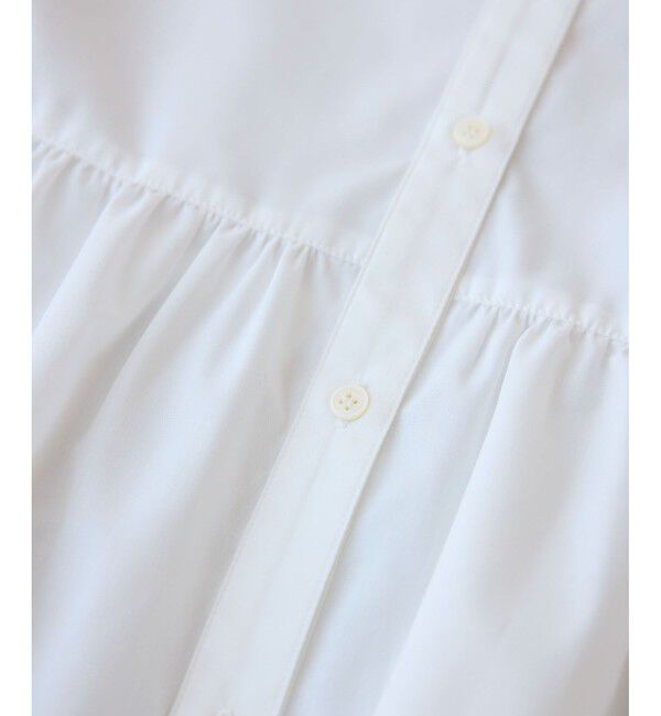 Rope&rsquo;Picnic「【花粉ガード・防シワ】ギャザーシャツブラウス」|シャツ・ブラウス|