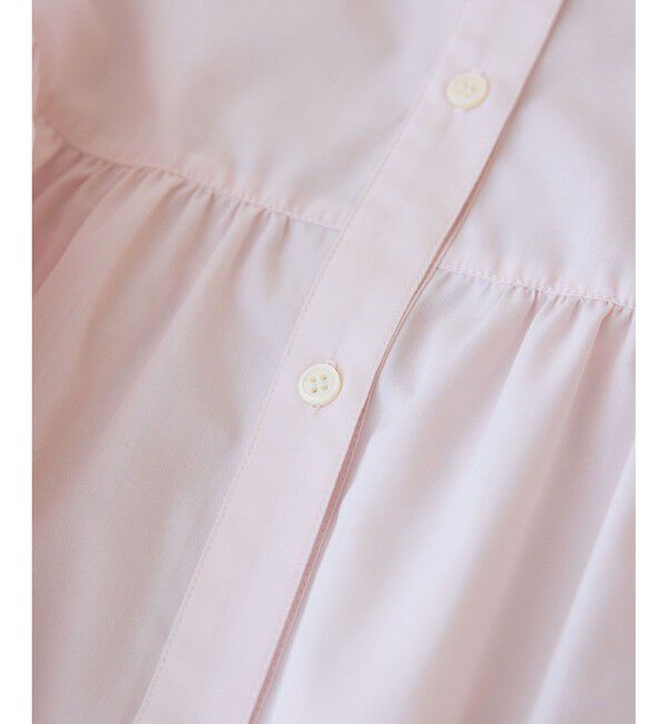 Rope&rsquo;Picnic「【花粉ガード・防シワ】ギャザーシャツブラウス」|シャツ・ブラウス|