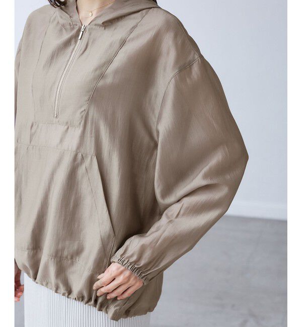 Rope&rsquo;Picnic「【emur/エミュール】エアリーローンアノラックパーカー」|ブルゾン・スタジャン|