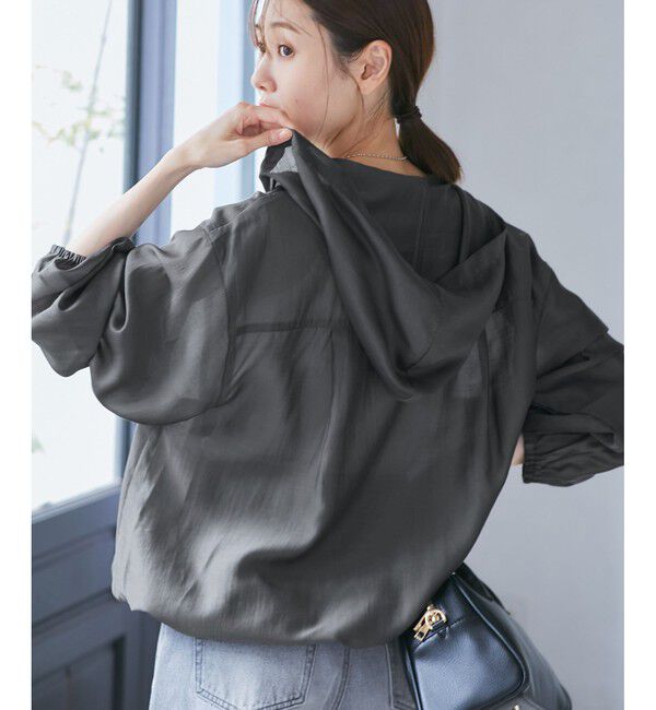 Rope&rsquo;Picnic「【emur/エミュール】エアリーローンアノラックパーカー」|ブルゾン・スタジャン|