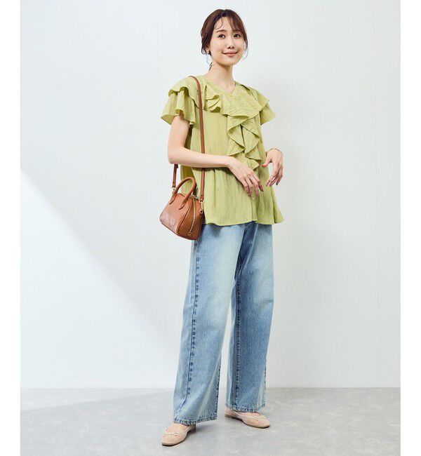 Rope&rsquo;Picnic「【emur/エミュール】ランダムラッフルブラウス」|シャツ・ブラウス|