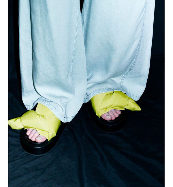 ADAM ET ROPE'「【撥水】ノットデザインボリュームサンダル」|サンダル|