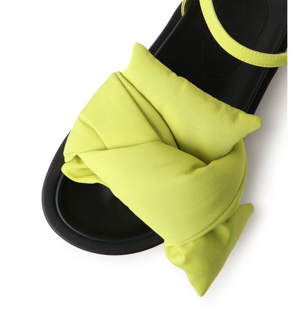 ADAM ET ROPE'「【撥水】ノットデザインボリュームサンダル」|サンダル|