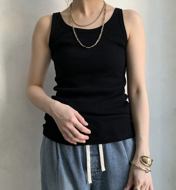  「【新色追加】リブタンク」|Tシャツ・カットソー|