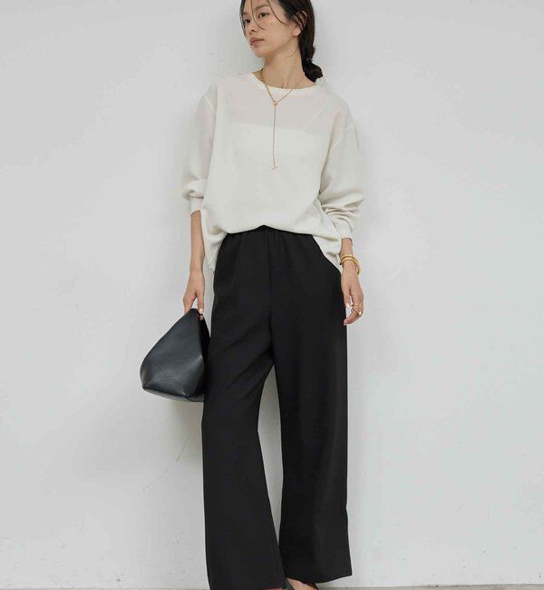  「【新色登場！】バックスリットブラウスT」|シャツ・ブラウス|