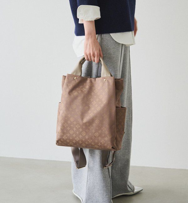  「ナイロンジャガード2ハンドルリュックサック」|リュック|