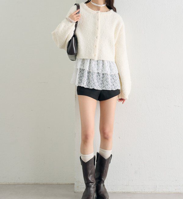  「26SSミニフリンジカーディガン」|カーディガン|