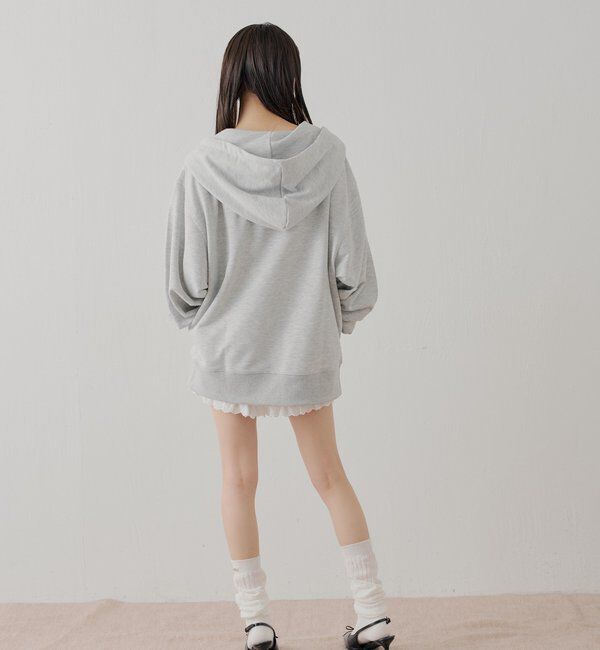  「花柄ルーズパーカー」|パーカー|