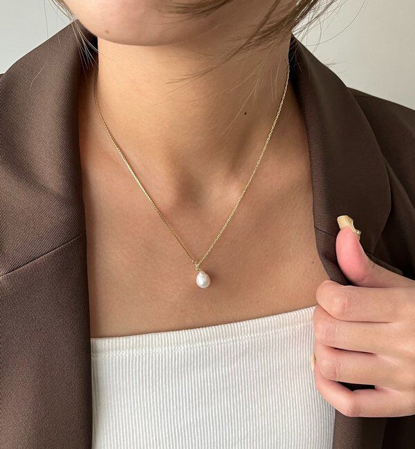  「〈GOLDY/ゴールディ〉ドロップパールYネックレス」|リング|