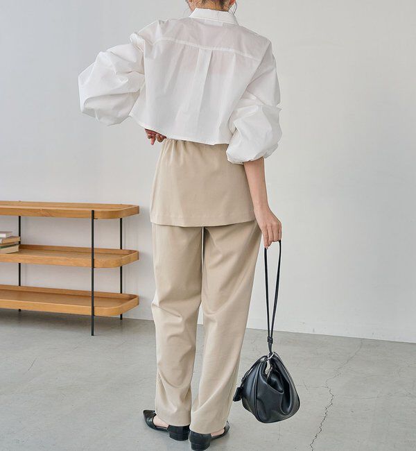  「袖バルーンクロップシャツ」|シャツ・ブラウス|