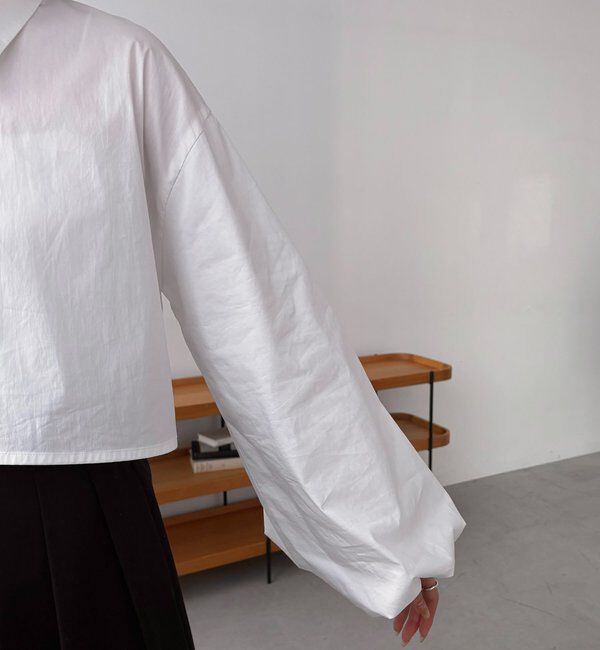  「袖バルーンクロップシャツ」|シャツ・ブラウス|