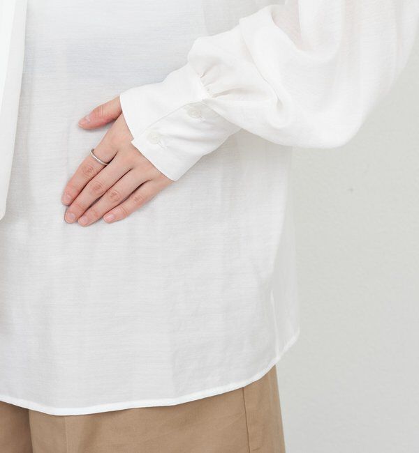  「【26SS予約】ボウタイブラウス」|シャツ・ブラウス|