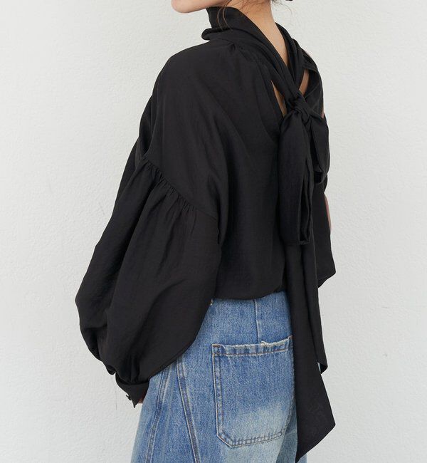  「【26SS予約】ボウタイブラウス」|シャツ・ブラウス|
