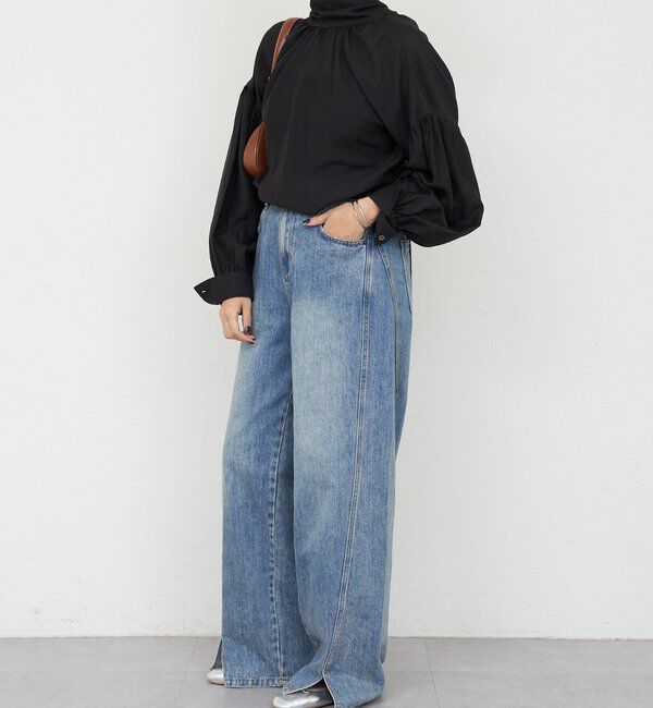  「【26SS予約】ボウタイブラウス」|シャツ・ブラウス|