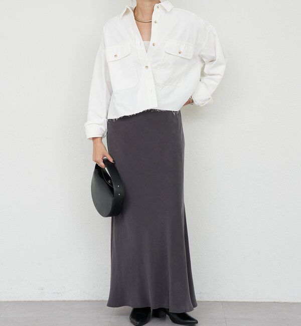  「【26SS予約】デニムオーバーショートシャツ」|シャツ・ブラウス|