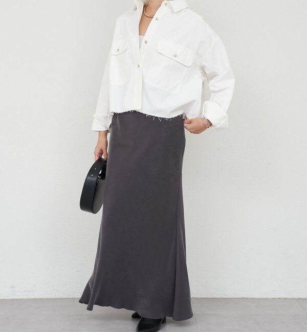  「【26SS予約】デニムオーバーショートシャツ」|シャツ・ブラウス|