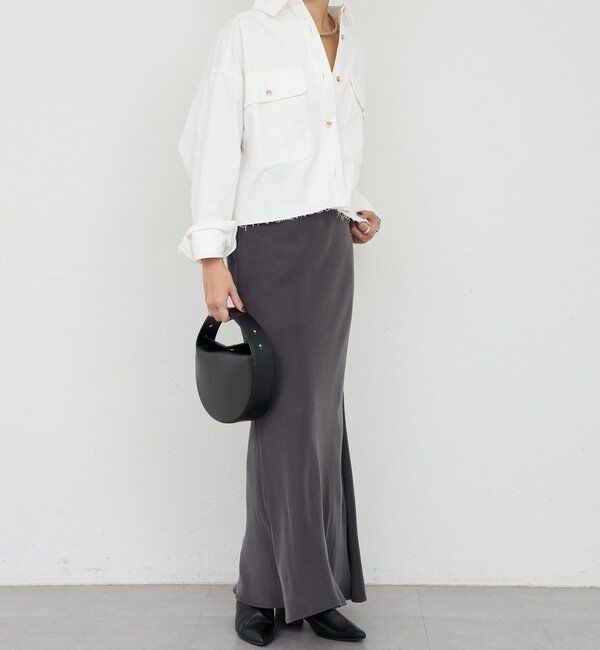  「【26SS予約】デニムオーバーショートシャツ」|シャツ・ブラウス|