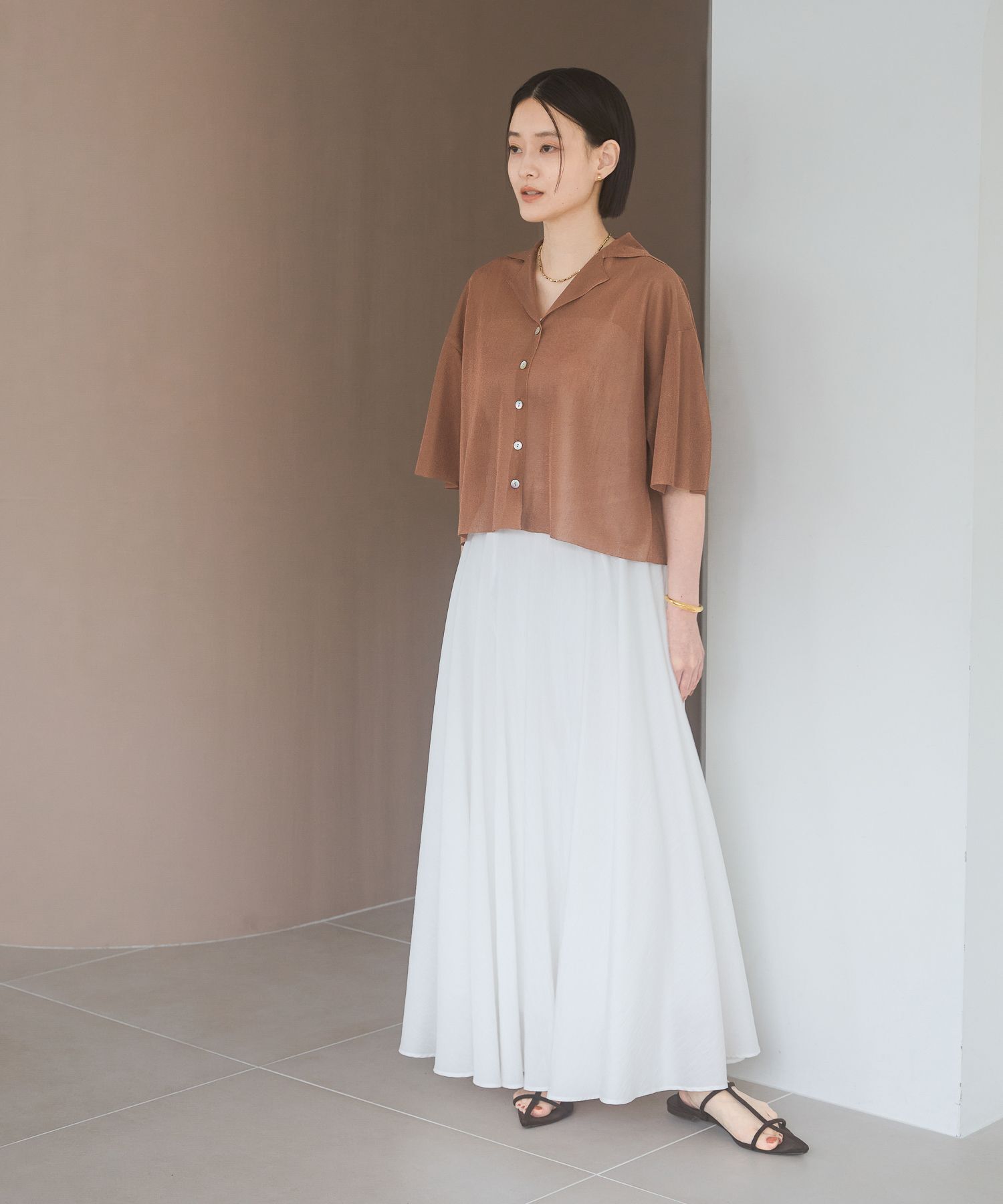 A part by 「シアーサーキュラーフレアスカート」|スカート|