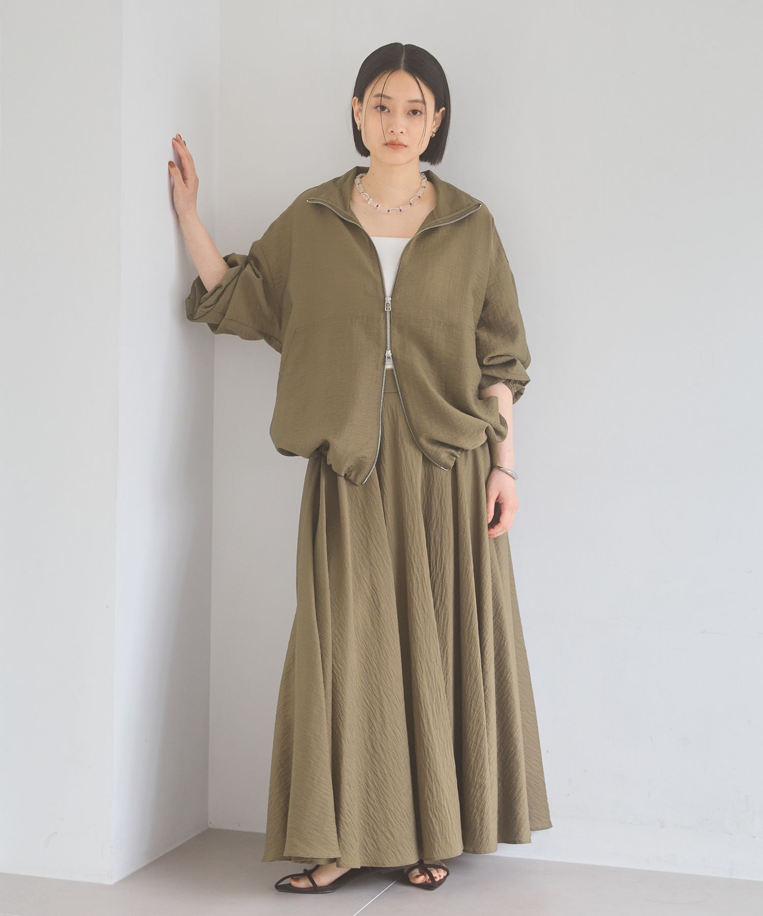 A part by 「シアーサーキュラーフレアスカート」|スカート|