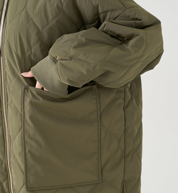 collex「【WEB限定】シャドーリップストップキルトブルゾン」|ダウン|