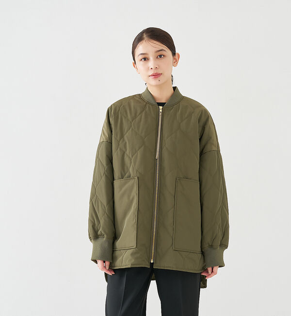 collex「【WEB限定】シャドーリップストップキルトブルゾン」|ダウン|