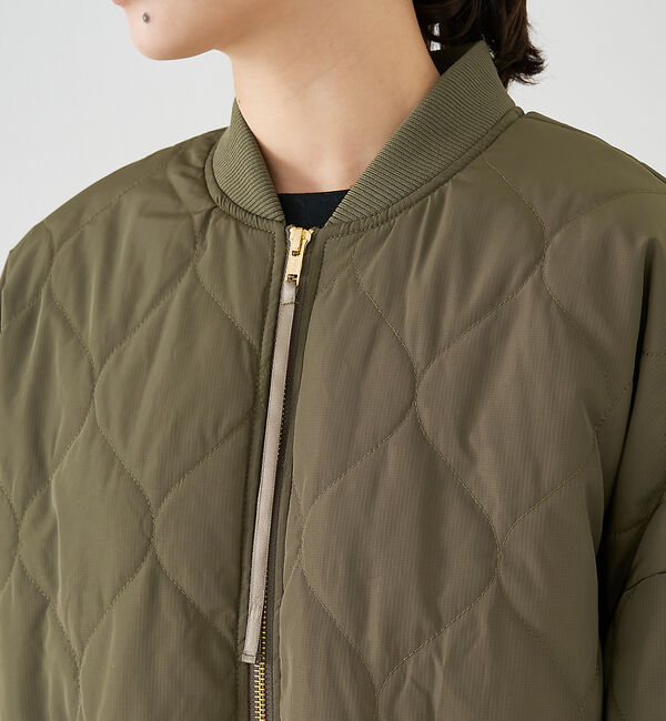 collex「【WEB限定】シャドーリップストップキルトブルゾン」|ダウン|