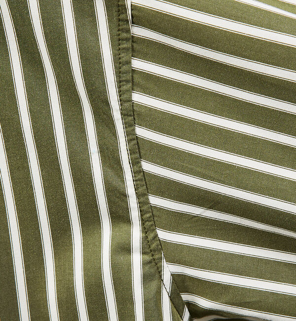 ABAHOUSE「【バイアスヨーク】オーバー ストライプシャツ」|シャツ・ブラウス|