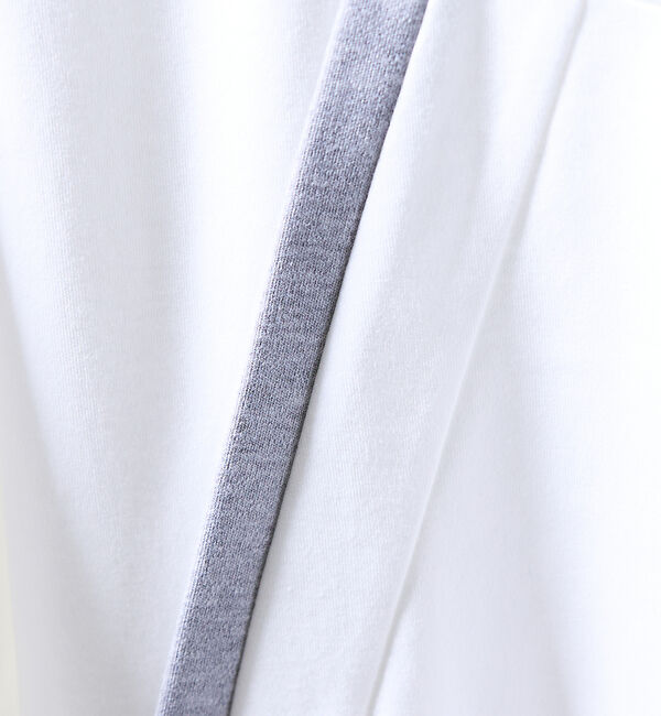 ABAHOUSE「コンビネーション ライン ポンチ 半袖Tシャツ」|Tシャツ・カットソー|