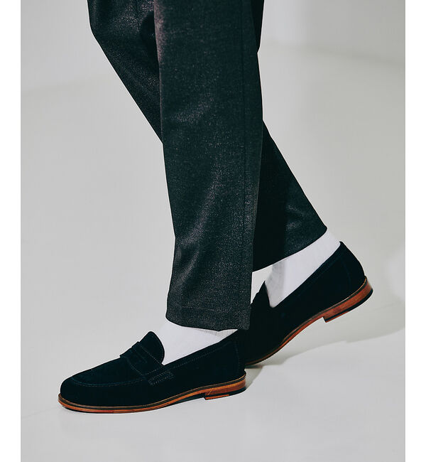 alfredoBANNISTER「【定番人気】コインローファー / ベジタブルタンニンレザー使用」|ローファー|ブラック系その他1