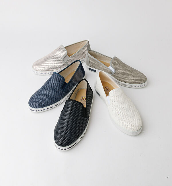 alfredoBANNISTER「【26S/S berevere別注】エラスティック サマースリッポン【予約】」|スニーカー|