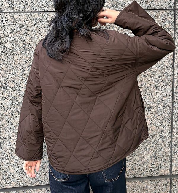 Rouge vif「リバーシブルパネトレーションファーキルトブルゾン」|ブルゾン・スタジャン|