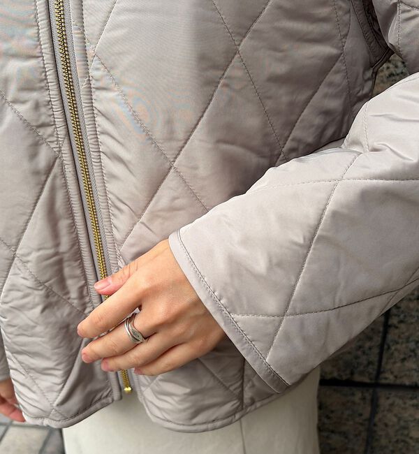 Rouge vif「リバーシブルパネトレーションファーキルトブルゾン」|ブルゾン・スタジャン|