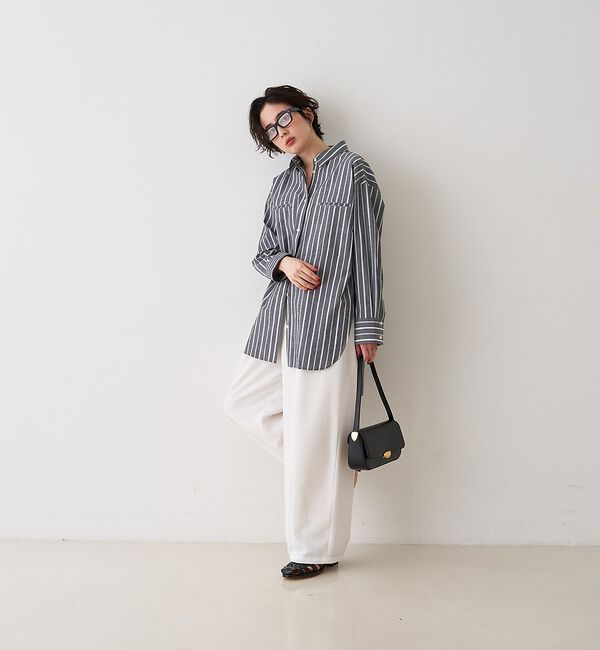 Rouge vif「【MAESTOSO/マエストソ】NOA BAGUETTE レザーショルダーバッグ」|ショルダー・メッセンジャー|