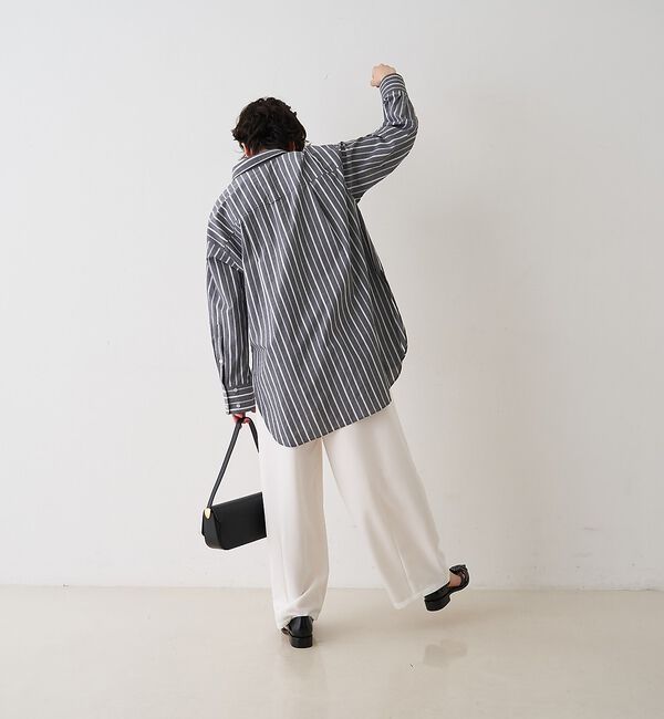 Rouge vif「【MAESTOSO/マエストソ】NOA BAGUETTE レザーショルダーバッグ」|ショルダー・メッセンジャー|