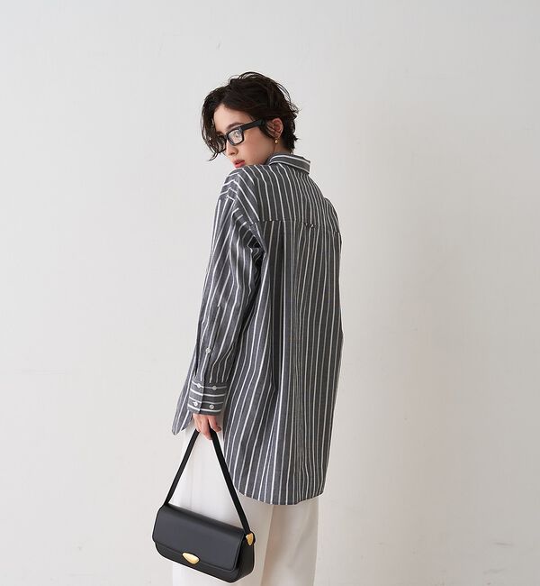 Rouge vif「【MAESTOSO/マエストソ】NOA BAGUETTE レザーショルダーバッグ」|ショルダー・メッセンジャー|