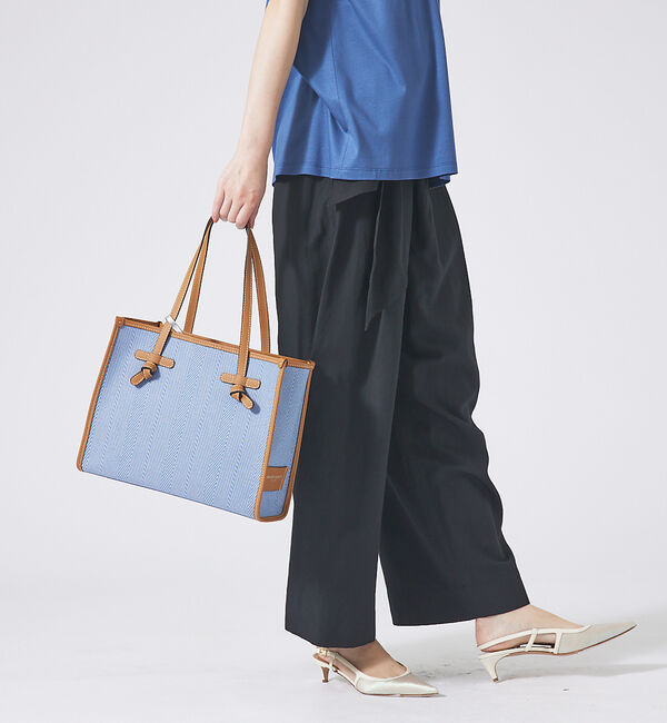 qualite「【GIANNI CHIARINI】MARCELLA　バッグ」|トートバッグ|ブルー