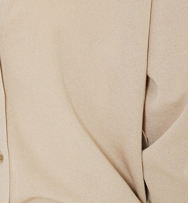 qualite「コットンナイロンハイゲージニットカーデ」|カーディガン|