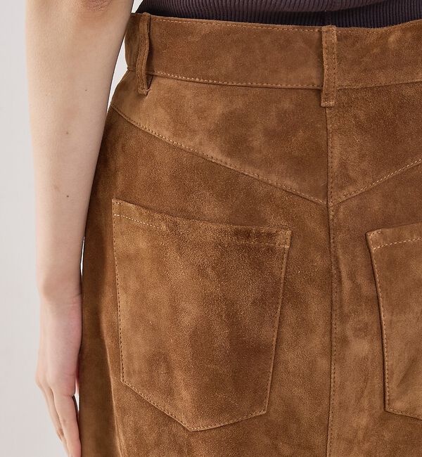 The Store by C' 「【COCUCA】スエードスリットスカート【予約】」|スカート|