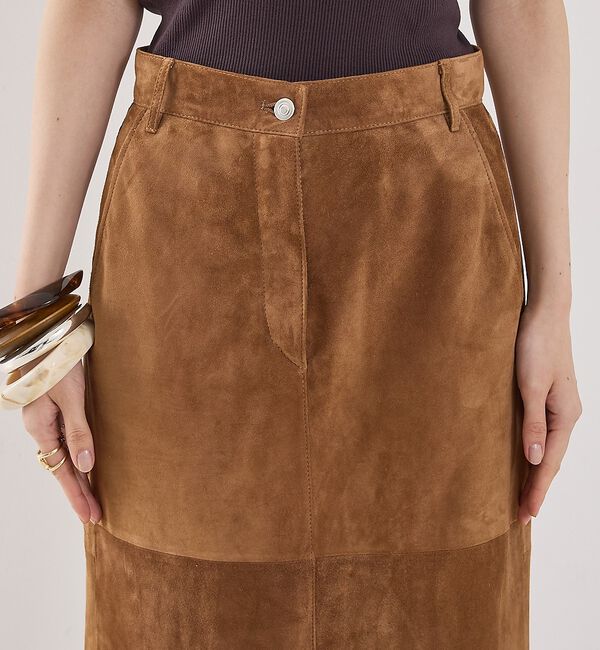 The Store by C' 「【COCUCA】スエードスリットスカート【予約】」|スカート|