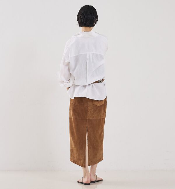 The Store by C' 「【COCUCA】スエードスリットスカート【予約】」|スカート|